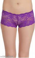 Net Briefs for Women (Purple, XS)